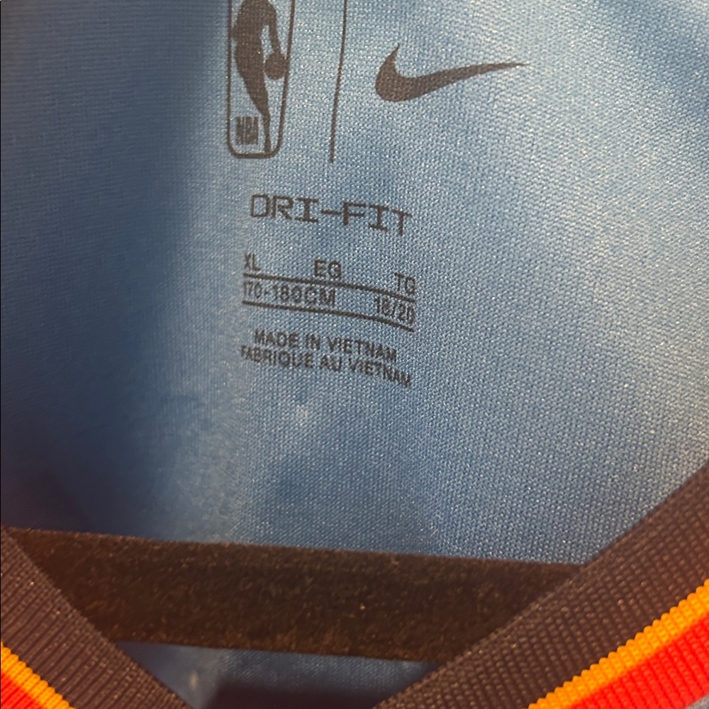 Shai Gilgeous-Alexander Oklahoma City Thunder Nike Youth Swingman Jersey - Picture 7 of 9